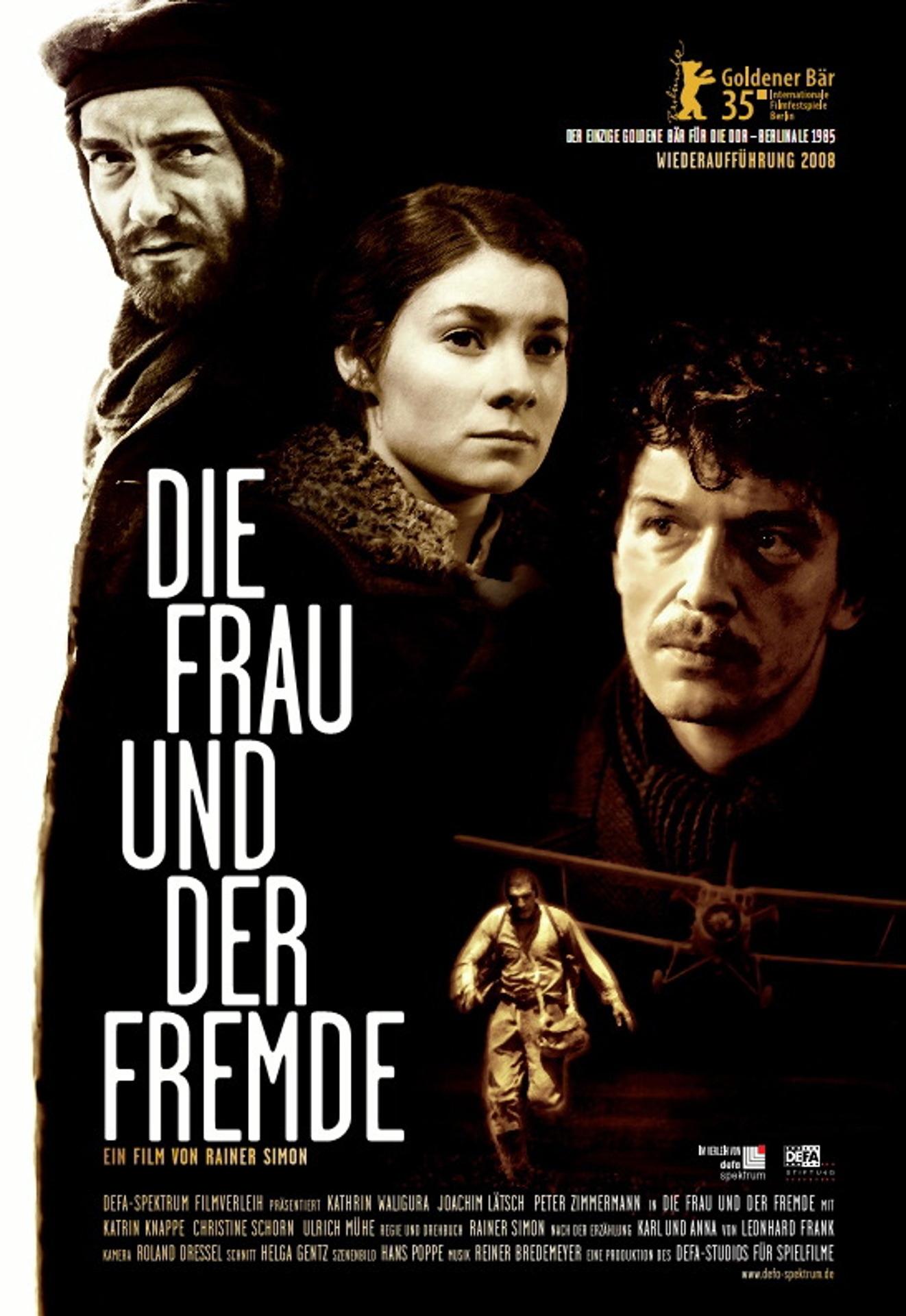 Постер Die Frau und der Fremde